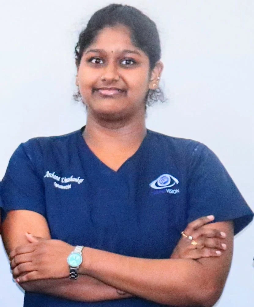 Optometrist Archana Umashankar at Caring Vision Therapy